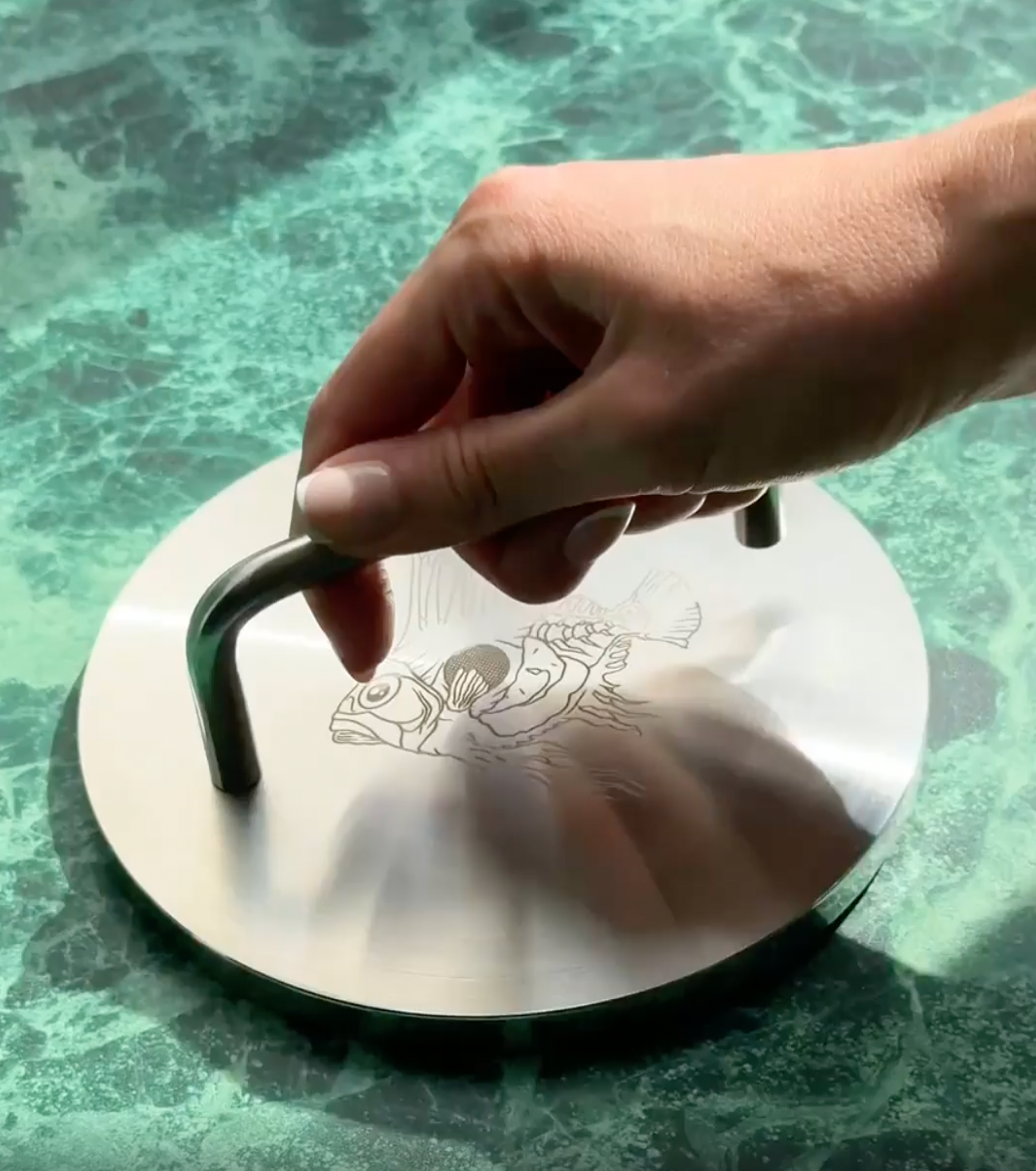 Josh Niland's Stainless Steel Fish Weight/Press