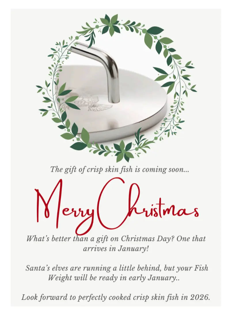 THE FISH WEIGHT | Josh Niland's Stainless Steel Fish Press | Pre-Order for January 2026