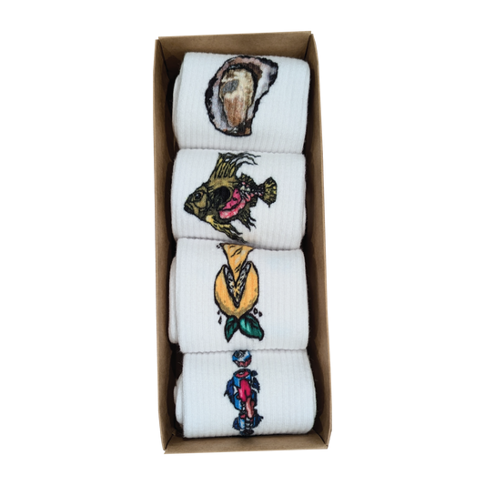 Saint Peter X Fish Butchery Socks